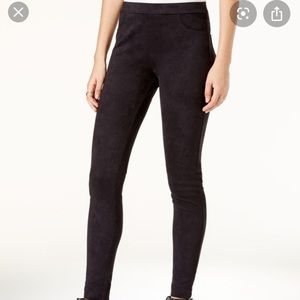 anthropologie faux suede jeggings